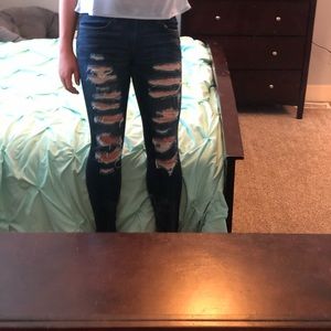 American Eagle ripped jeans